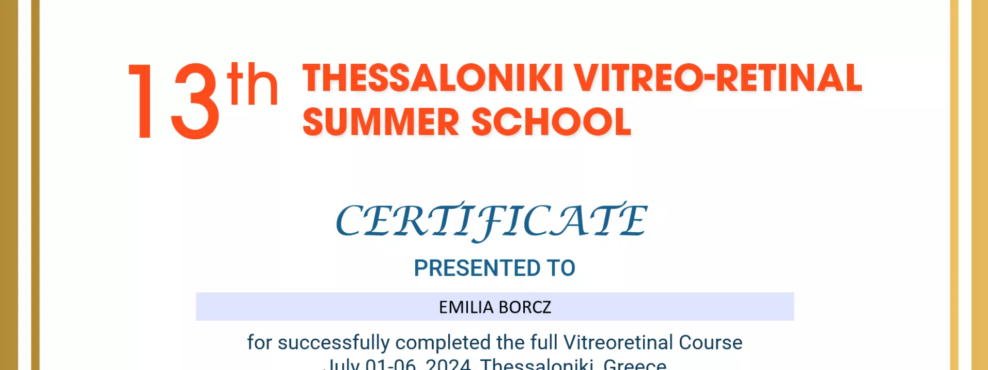 Obrazek w tle dla Szkolenie witreoretinalne z udziałem lekarza z Uniwersyteckiego Szpitala Klinicznego im. Fryderyka Chopina w Rzeszowie